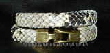 Python Snakeskin Wrap Bracelets
